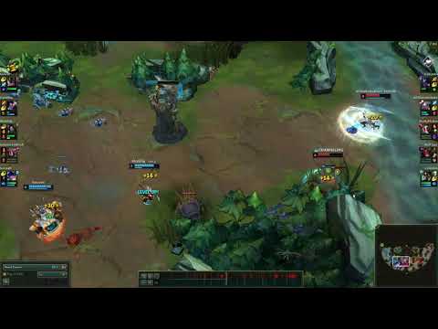 Akali e vs backing Rek'Sai interaction Nexus Blitz