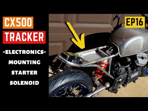 CX500 Build - Starter Solenoid Mounting - EP16
