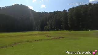 preview picture of video 'Beautiful Khajjiar meadow view in rain'