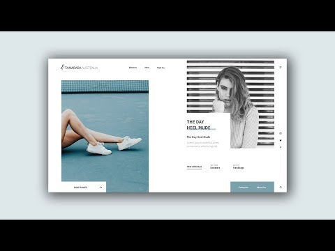 Web Design Speed Art #8 - Australian Webshop [Adobe XD]
