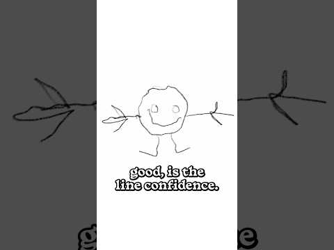 LINE CONFIDENCE  — #artcritique #artisttips #artschool