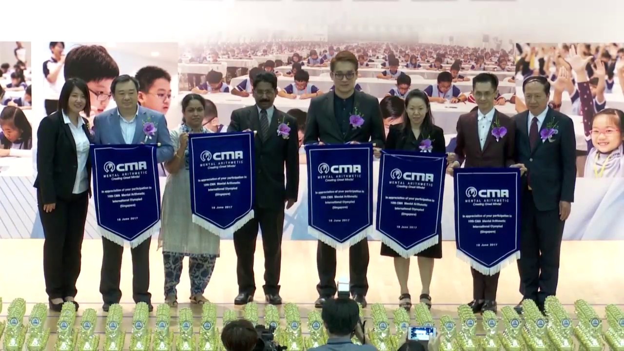 CMA Singapore 10th Abacus Mental Arithmetic International Olympiad 2017