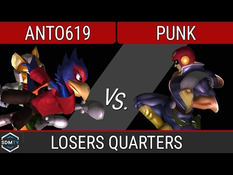 SDSU Biweekly 50 - B2S | Anto619 (Falco/Fox) vs. Punk (Falcon) - SSBM Losers Quarters - Smash Melee