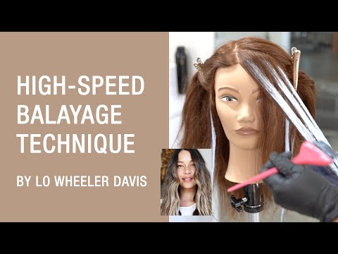 High-Speed Balayage Technique by Lo Wheeler Davis | Kenra Color