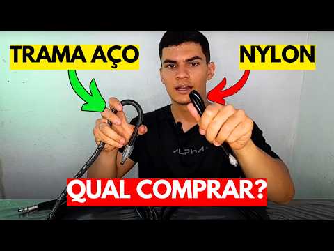 Qual MANGUEIRA de alta Pressão é MELHOR? TRAMA DE AÇO ou NYLON? Qual Tamanho Escolher? (6m, 8m, 10m)