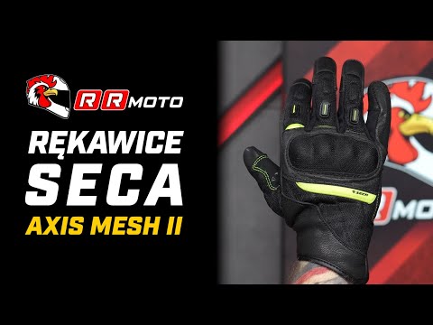 SECA AXIS MESH II - miejskie rękawice motocyklowe