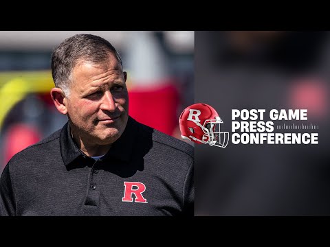 Head Coach Greg Schiano Post Game Press Conference - Virginia Tech