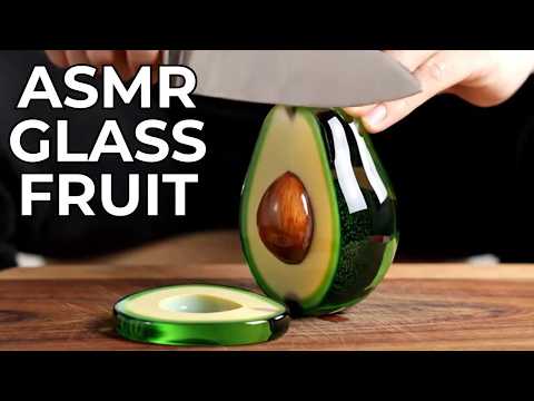 2 Hours of Satisfying AI Glass Fruit Cutting ASMR for Deep Sleep, Relaxation, & Study