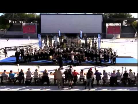 Championnat des Bagadoù 1ere catégorie Lorient 2015 - Bagad Elven