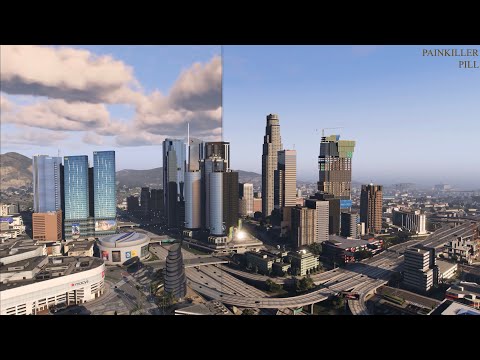 GTA 5 - Overmodded Map and Graphics 2022 vs Vanilla