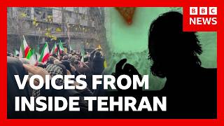 Daily life in Iran under air strikes and regime crackdown | BBC News