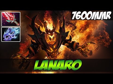 Lanaro 7600 MMR Plays Shadow Fiend vol 1 - Dota 2