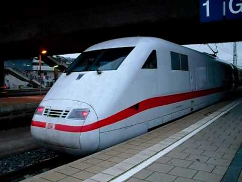 ICE 78 - Ausfahrt Freiburg (Breisgau) Hbf - 14. Oktober 2009 - 7:49 Uhr