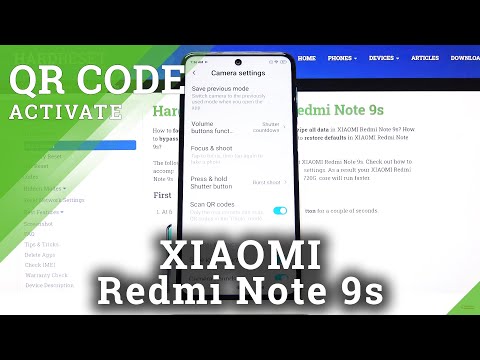 How to Allow Camera to Scan QR Codes in XIAOMI Redmi Note 9s – Activate QR Scanner