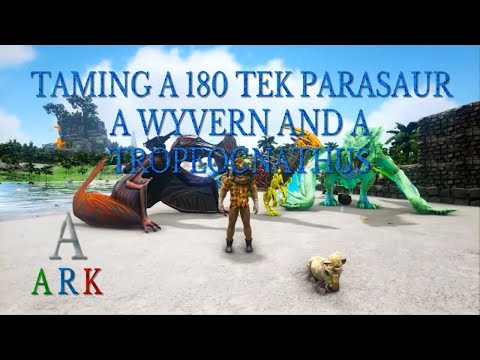 Taming My First 180 Tek Dino And My First Tropeognathus ARK Survival Evolved Crystal Isles EP 14