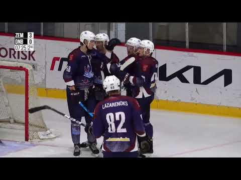Optibet Hokeja līga. HK Zemgale/LLU - DLSS/Dinaburga. Spēles labākie momenti. (24.09.2022.)