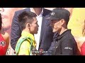RUNGVISAI VS ESTRADA 2- BOTH FIGHTERS HAVE TENSE FACE OFF BEFORE THEY GO TO WAR FOR A 2ND TIME IN LA