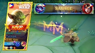 SAVAGE!! MOST DANGEROUS CYCLOPS USER IN RANKED GAME! - MLBB