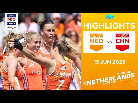 FIH Hockey Pro League 2024-25 Highlights: Netherlands vs China (W) | Match 2