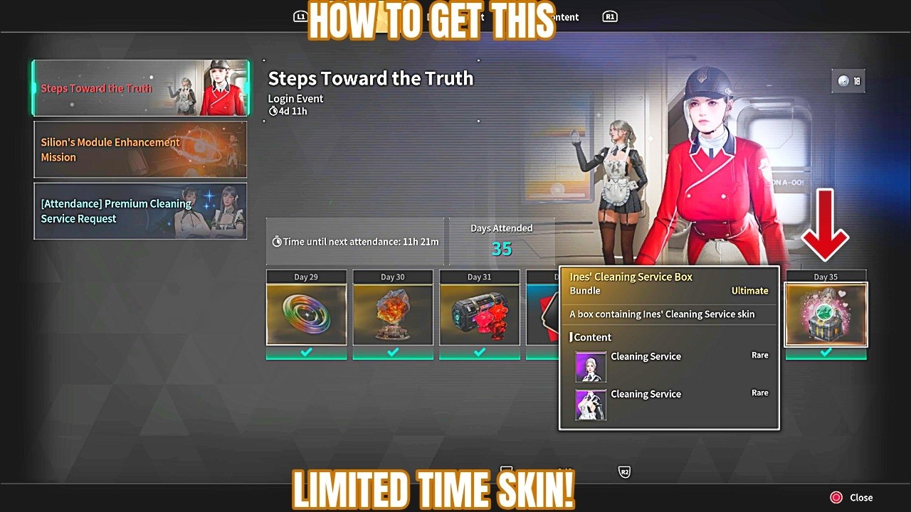 How To Get Ines Cleaning Service Skin!-The First Descendant