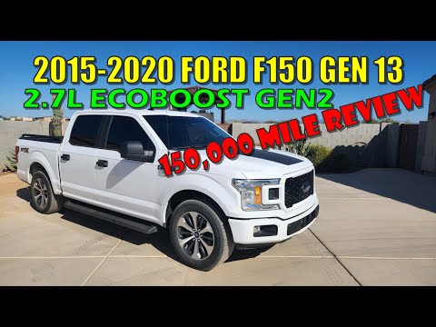 Ford F150 150,000 Mile Update Review 2 7L Ecoboost Generation 13 2015 2016 2017 2018 2019 2020 #ford