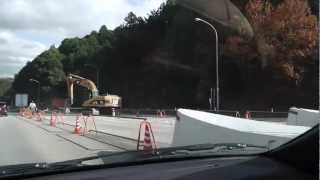preview picture of video '音羽蒲郡有料道路 無料開放,Toll road Gamagori Otowa Free open'