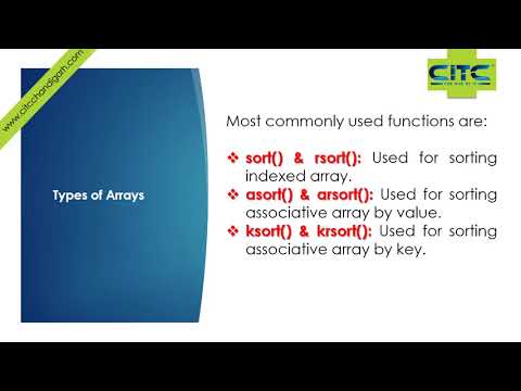 Php Sorting Array Part 1 Video Tutorials