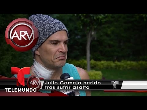 Hieren al actor Julio Camejo en un asalto con cuchillo | Al Rojo Vivo | Telemundo
