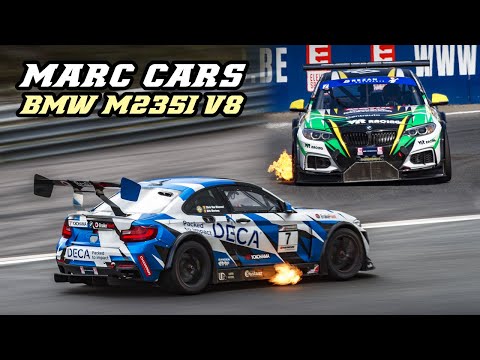Marc cars BMW M235i V8 | Fly-by's & Flames | 2018-2020 Spa & Zolder