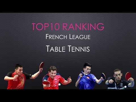 TOP10 Ranking Players of the French league [Table Tennis]