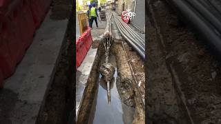 They Installed Giant Pipes Without Digging the Road