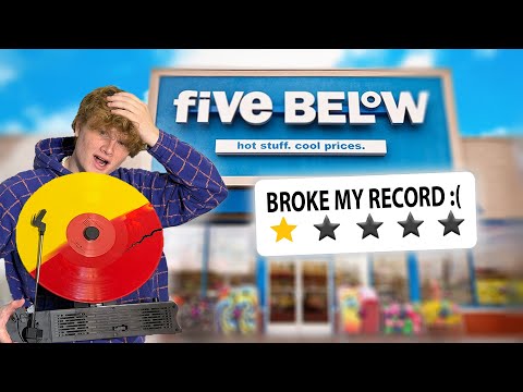 Five Below made a VERTICAL Record Player!!