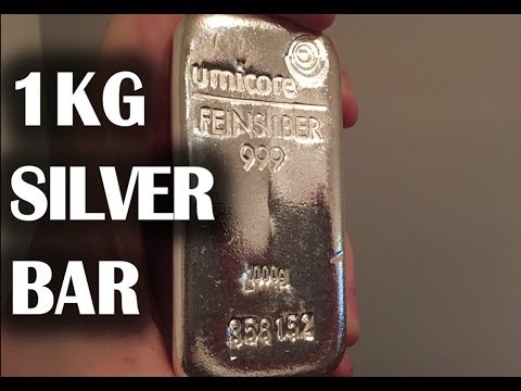 What Does a 1Kg Pure Silver Bar Look Like?