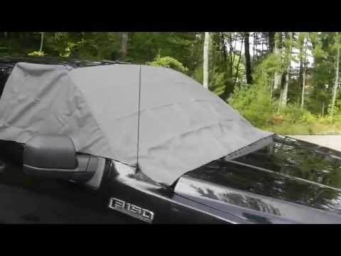 Windshield Cover from Gethercovered.com Gray cover on 2015 Ford F150