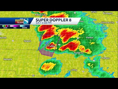 Tracking severe weather: Multiple tornadoes reported in central, NW Iowa