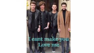 Union J - I can&#39;t make you love me
