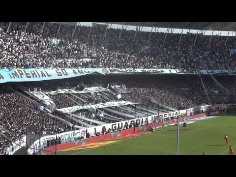 "Racing 1 - Independiente 0 / Â¡Baila la hinchada, que vos sos el campeón!" Barra: La Guardia Imperial &bull; Club: Racing Club