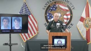Santa Rosa County sheriff details gruesome slaying of teen girl, arrests made