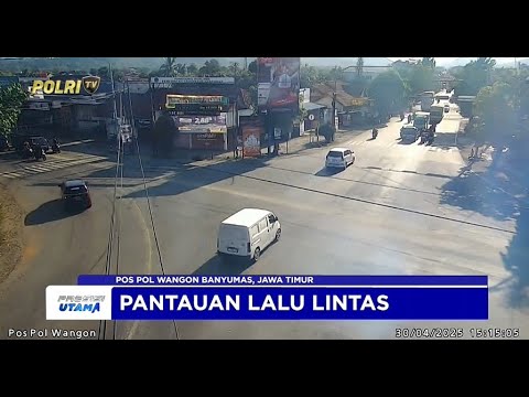 NTMC POLRI - PANTAUAN ARUS LALU LINTAS SORE 30/04/2025
