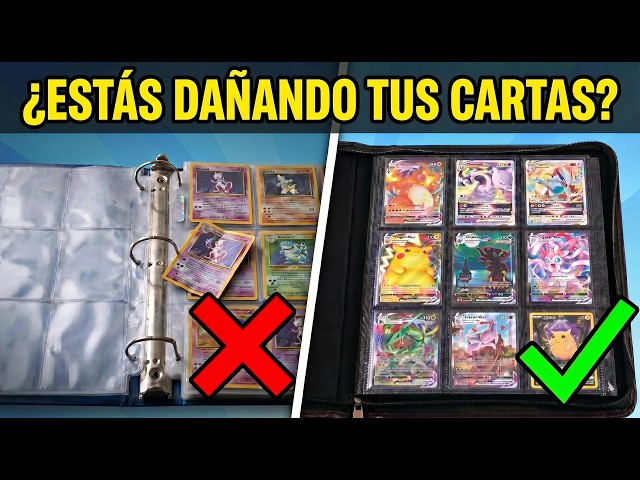 Vídeo relacionado con KORVORIA Álbum para Cartas Coleccionables 540 Bolsillos, Carpeta Archivadora de 9 Espacios, Binder Compatible con Cartas de Pokemon, MTG, Yu-Gi-Oh y TCG, Impermeable, Negro