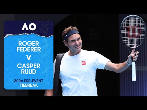 Roger Federer v Casper Ruud Tiebreak | Australian Open 2026