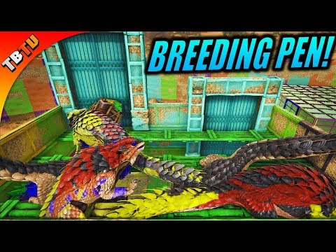 THE BEST THORNY DRAGON BREEDING PEN! THORNEY DRAGON MUTATIONS! Ark Scorched Earth E9