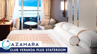 Azamara Pursuit | Aft Club Veranda Plus Walkthrough Tour & Review 4K | Azamara Club Cruises