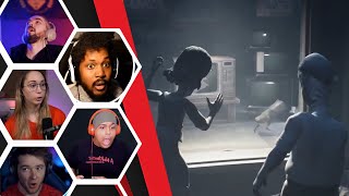 Lets Player's Reaction To Getting Chased By The Viewers - Little Nightmares 2