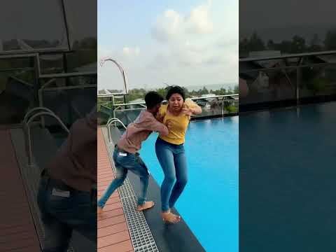 Nthaylum Agraham Sadichu 🤭🥲. #crazyme #crazybrothers #shortsvideo #shortsyoutube #swimmingpool