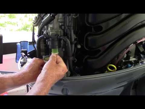 2016 Yamaha 115 LB Outboard Fuel Filter Element Replacement Update 2024 Version