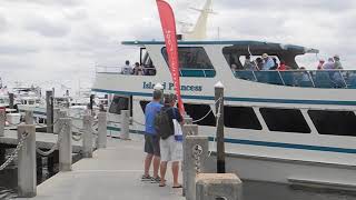 BIG boat casting off