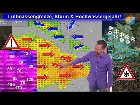 Weather warning! Danger of storms and flooding! Current snow, rain, and wind forecast for Jan. 27...