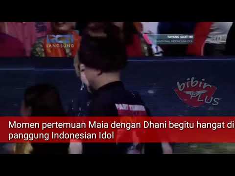 Soal Pertemuannya dengan AHMAD DHANI di Panggung INDONESIAN IDOL, Ini Kata MAIA ESTIANTY