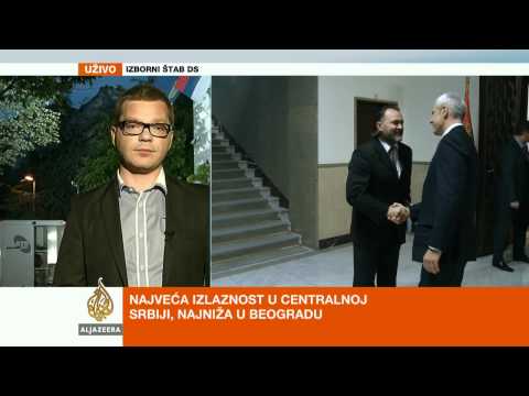 Vladimir Bobetić uživo iz izbornog štaba DS-a - Al Jazeera Balkans